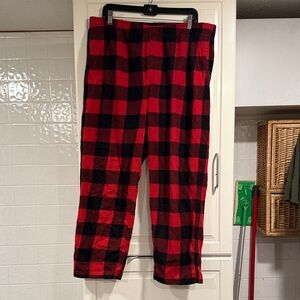 Dip Red and Black Plaid pajama Pants size large 1:9